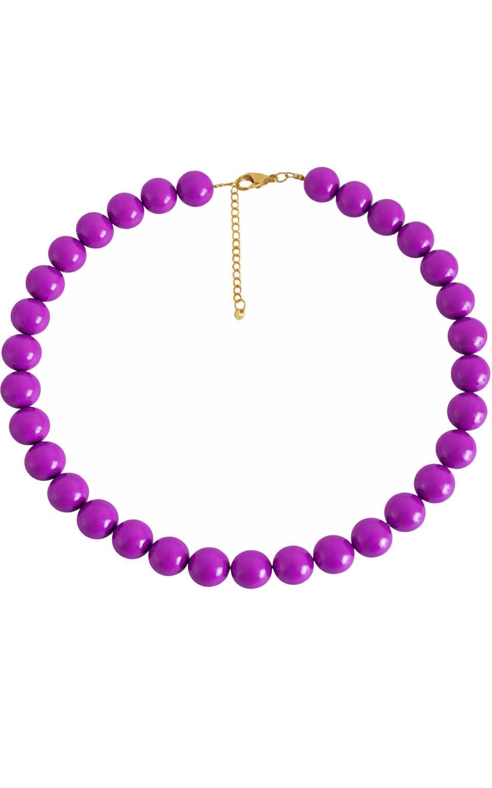 Bold Beads Ketting Purple Plum