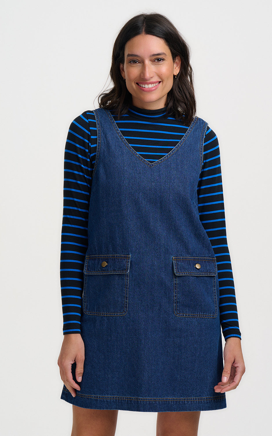 Sugarhill Brighton - Tamia Denim Tunic Dress Indigo Denim
