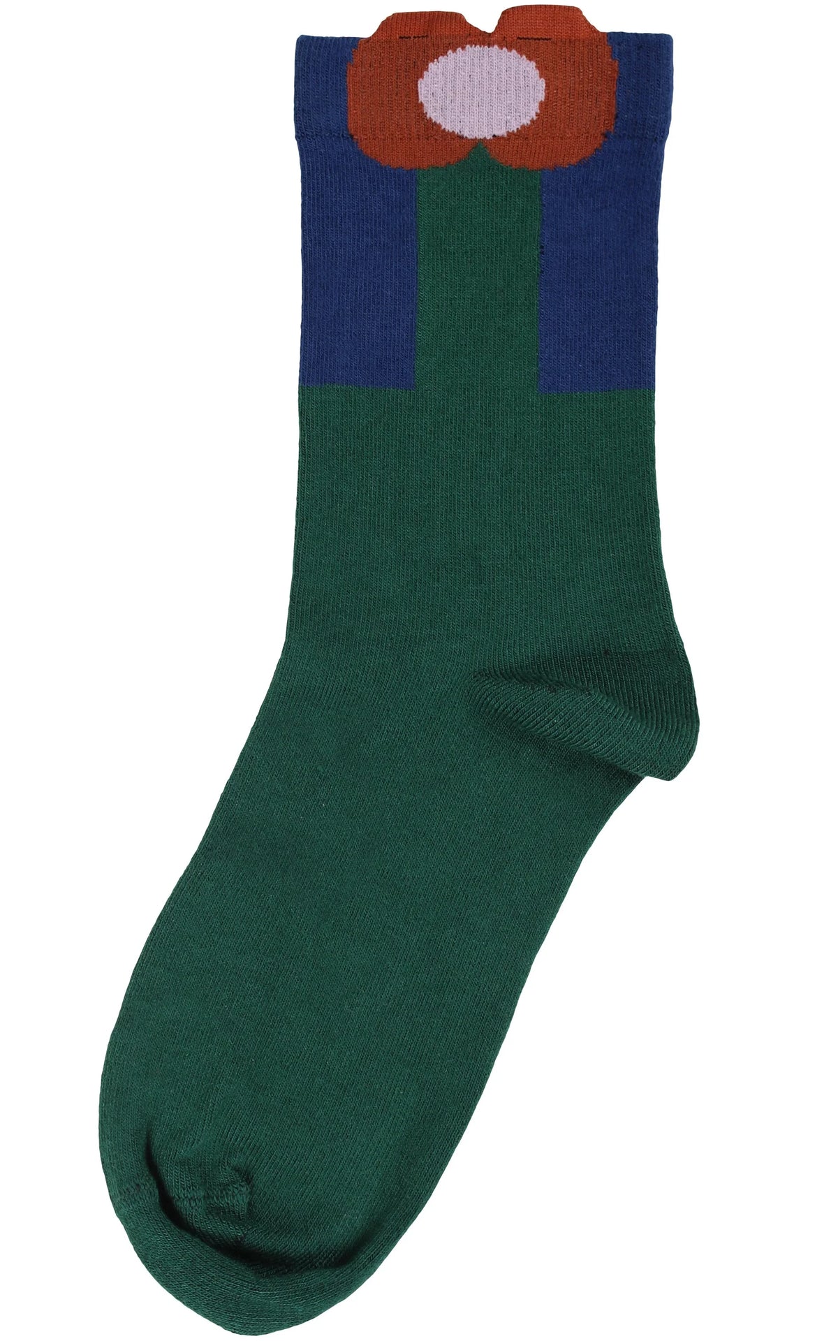 Dane3D Ladies Socks Dark Pine Flower