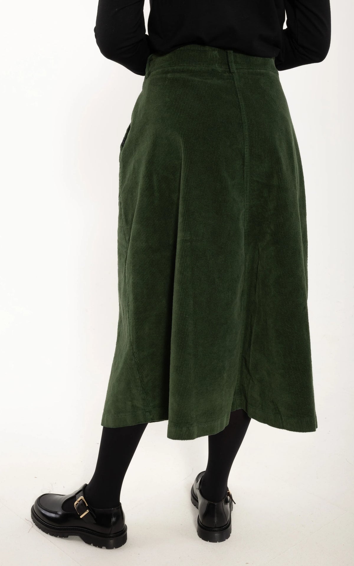 Danefae - Danesweetie Cord Stretch Skirt Dark Forest