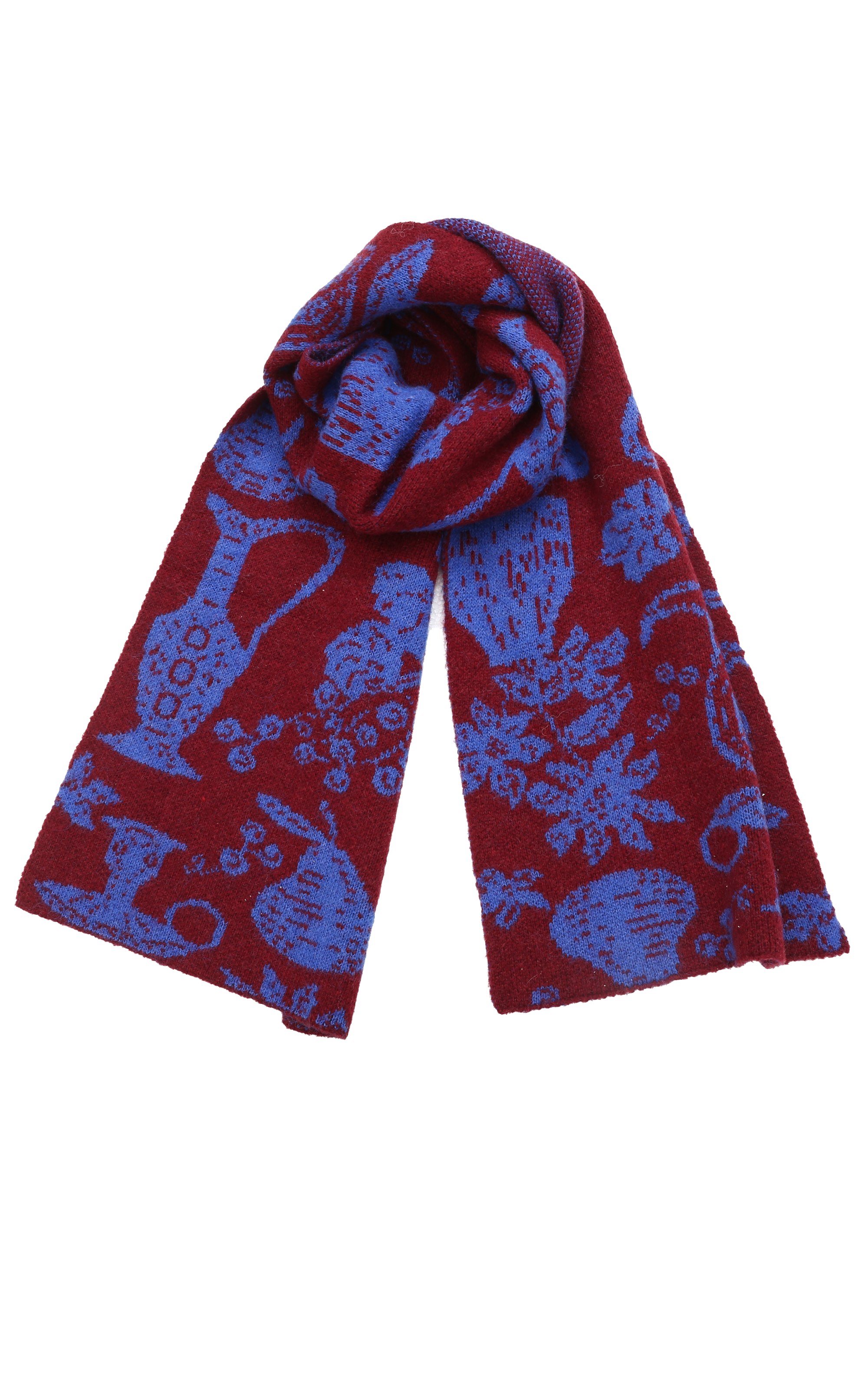 FRNCH - Maddi Scarf Flora Blue