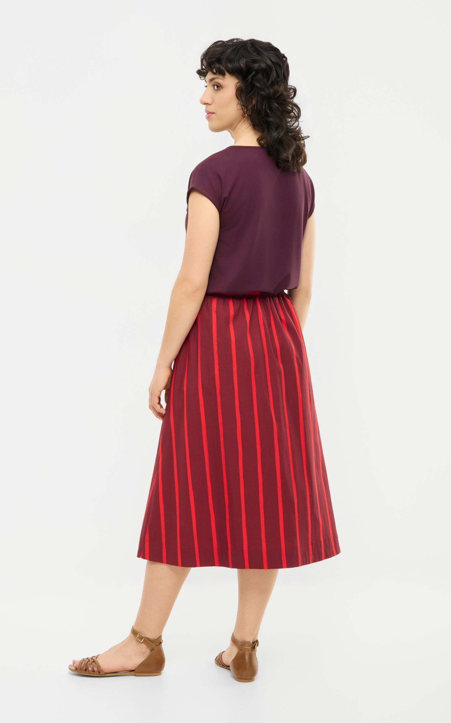 Mademoiselle YéYé - Float On Skirt Stripes