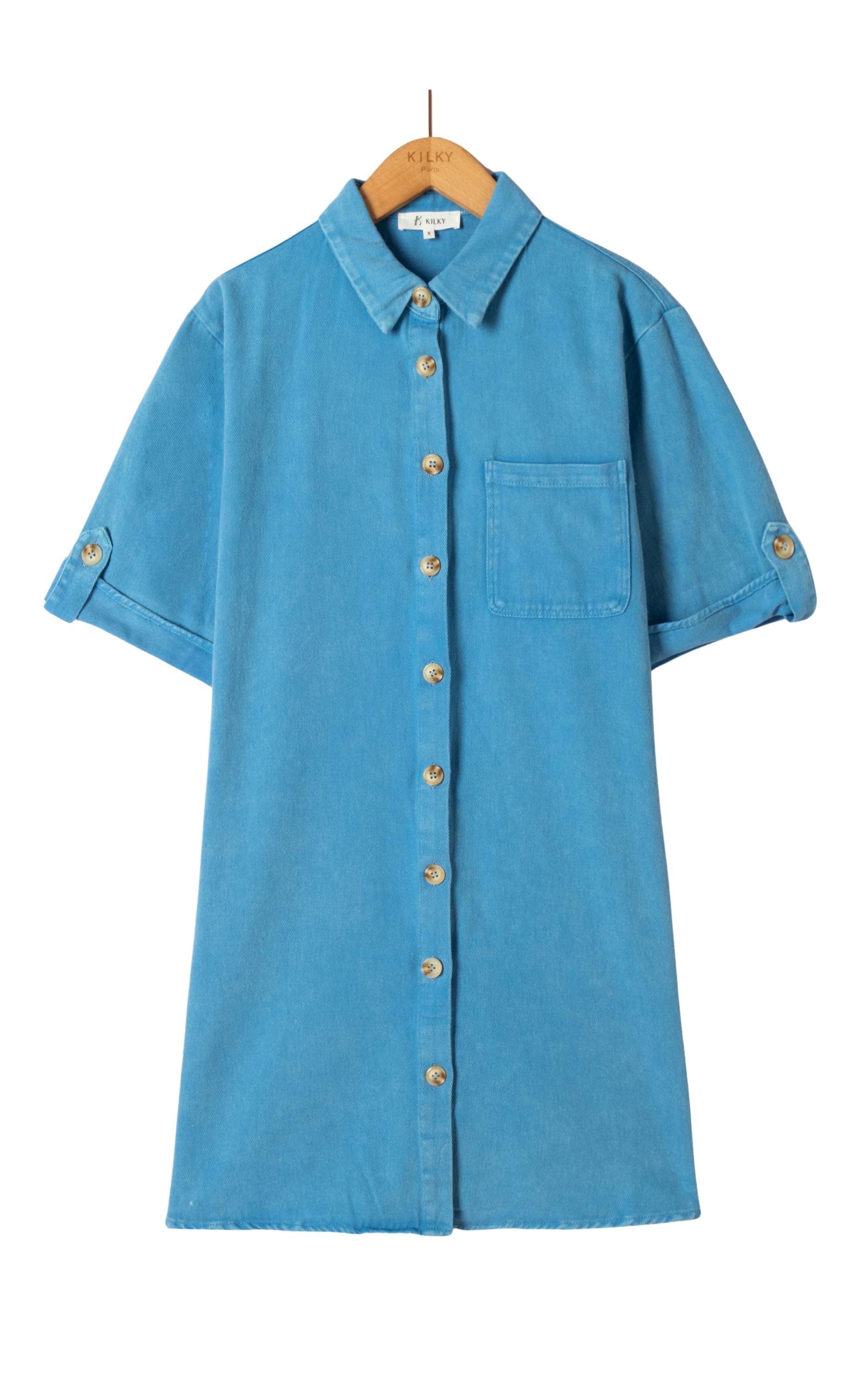 Shirt Dress Blue