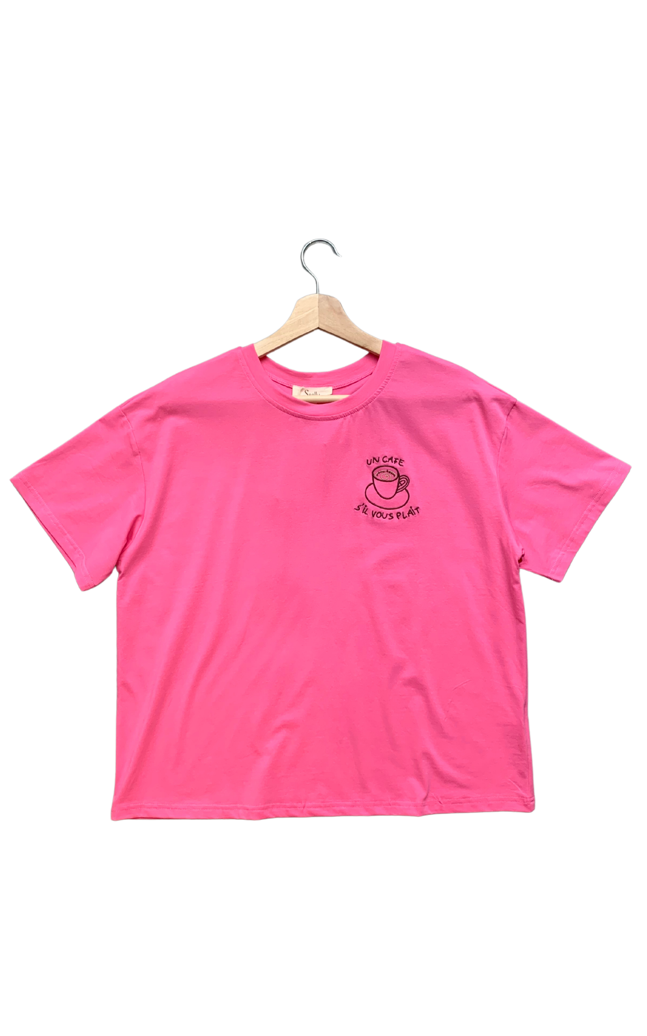Pink T-shirt Un Café