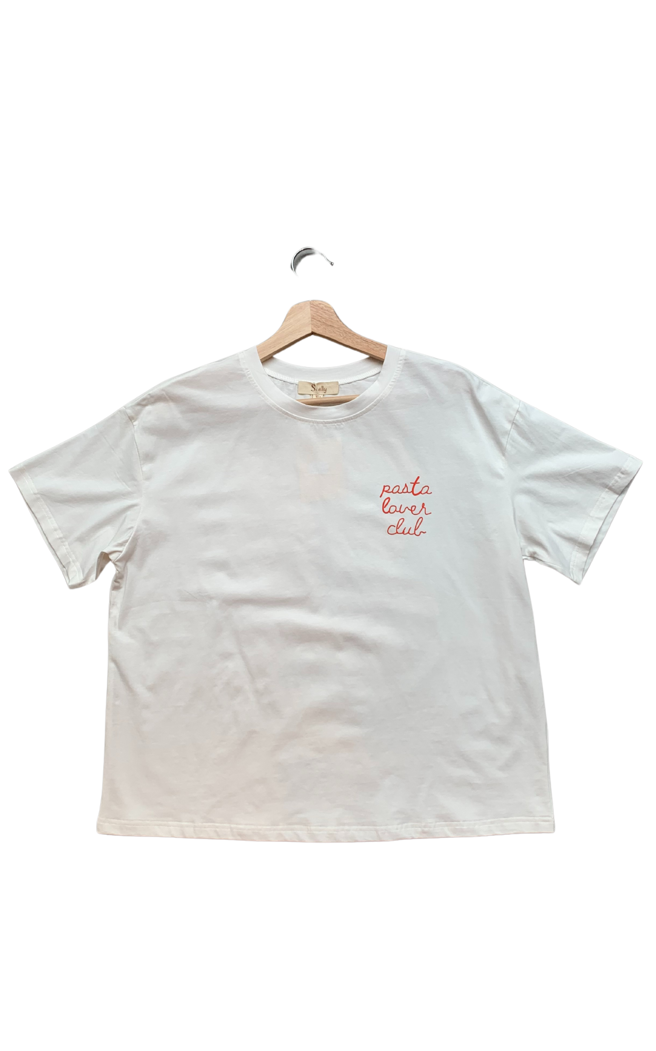 White T-shirt Pasta Lover