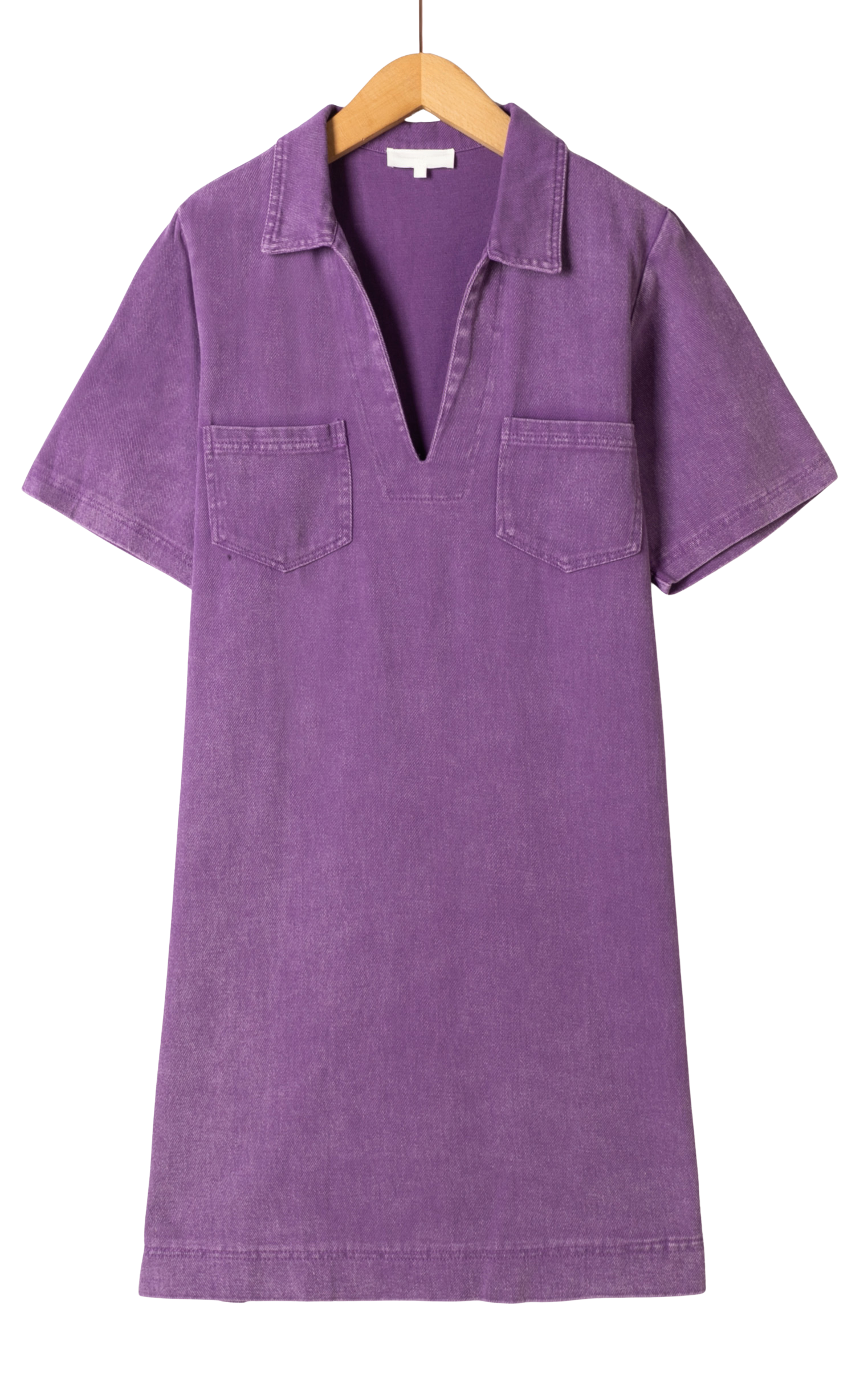 V-neck Dress Purple