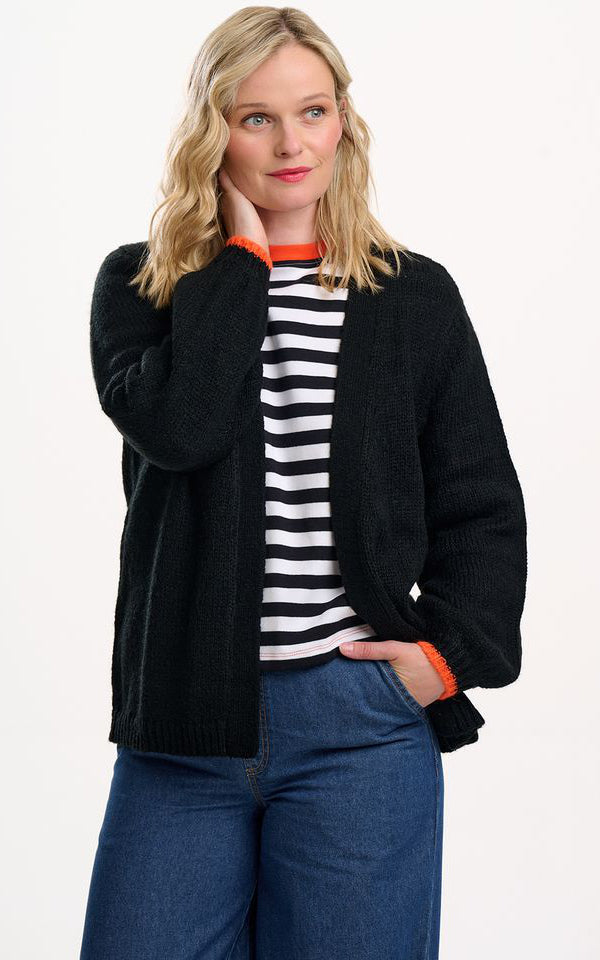 Sugarhill Brighton - Yvette Cardigan Blak Lightning Flash