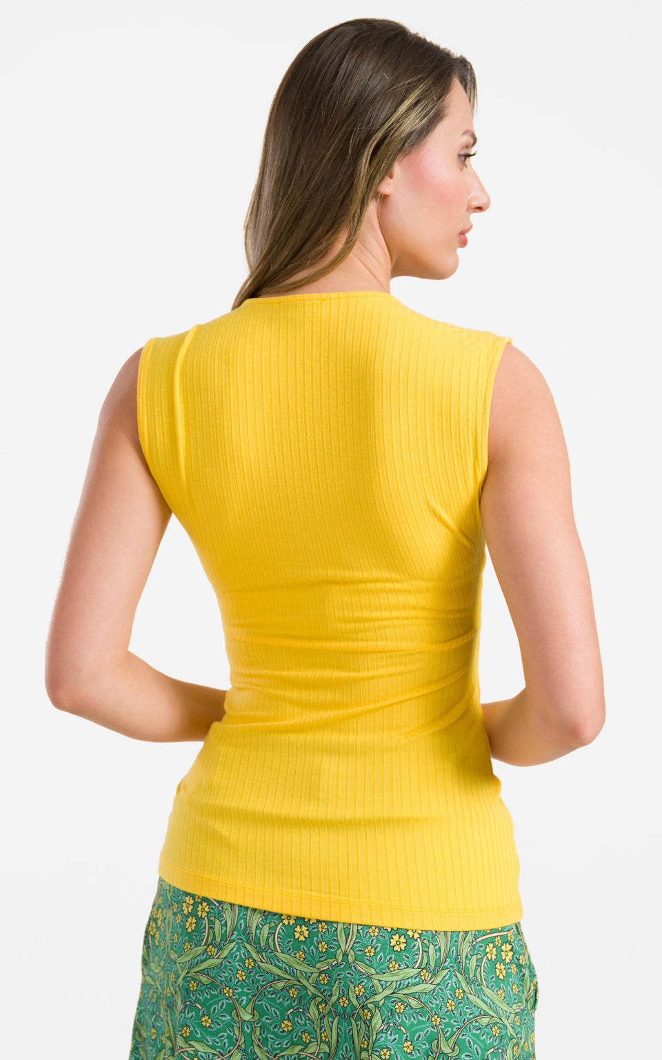 Lalamour - Monroe Top Rib Yellow