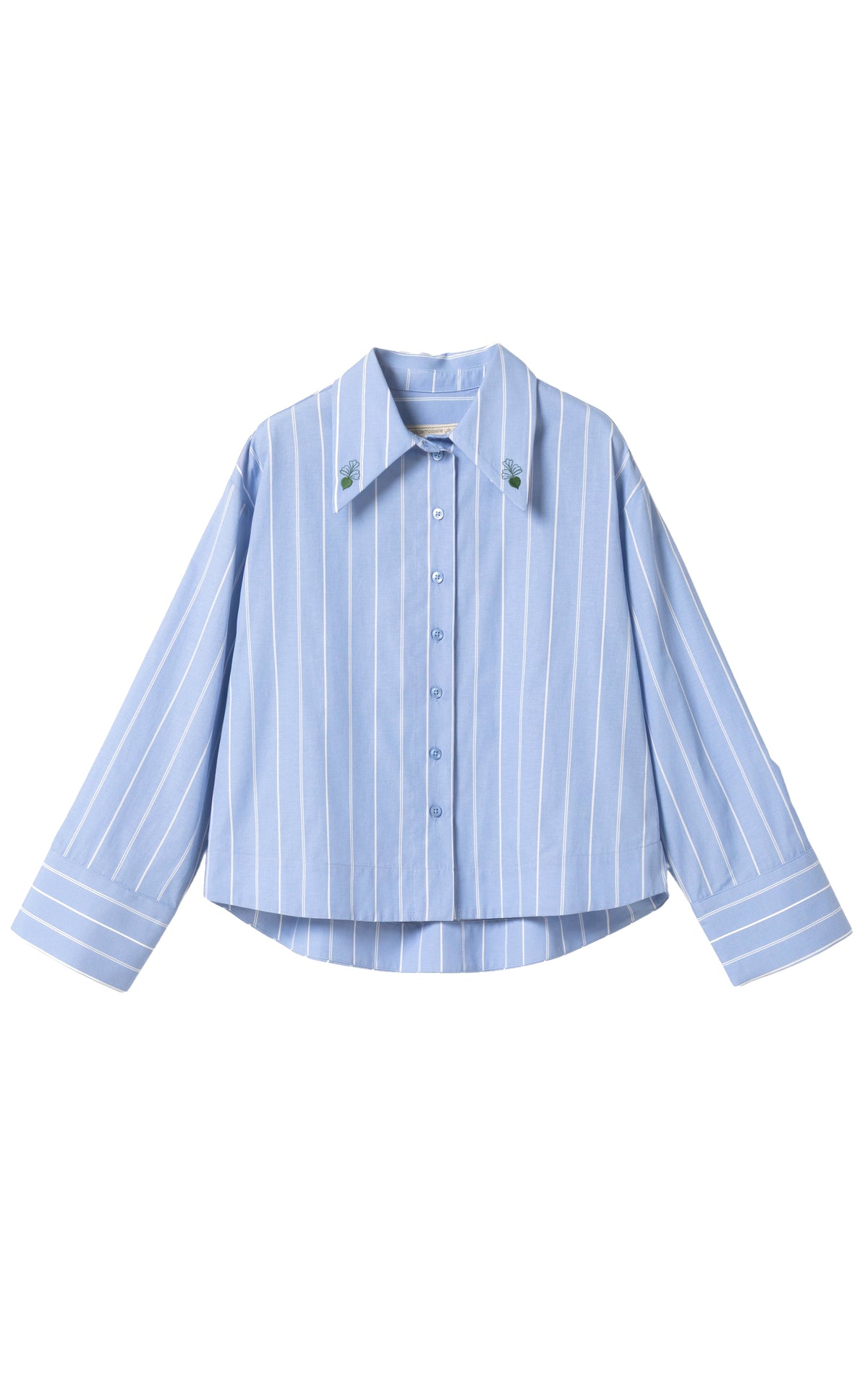 Mademoiselle YéYé - Leafs And Roots Blouse Striped Blue