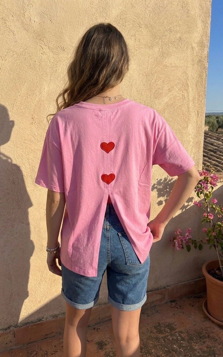 Pink T-shirt Hearts