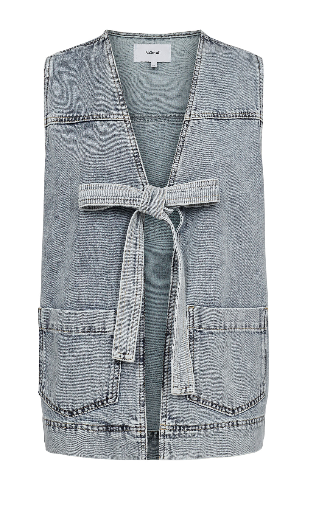 Nümph - Nubrooklyn Vest Light Blue Bleach