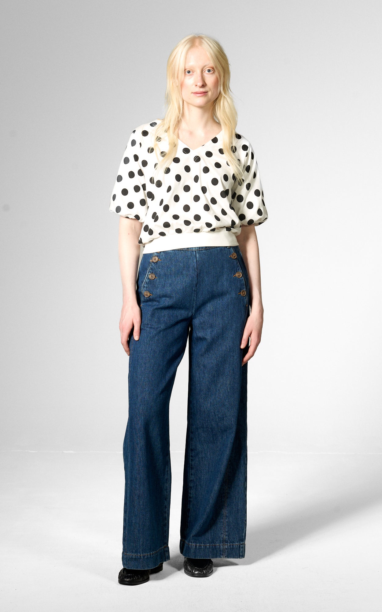 Mademoiselle YéYé - Pier Point Trousers Indigo Blue