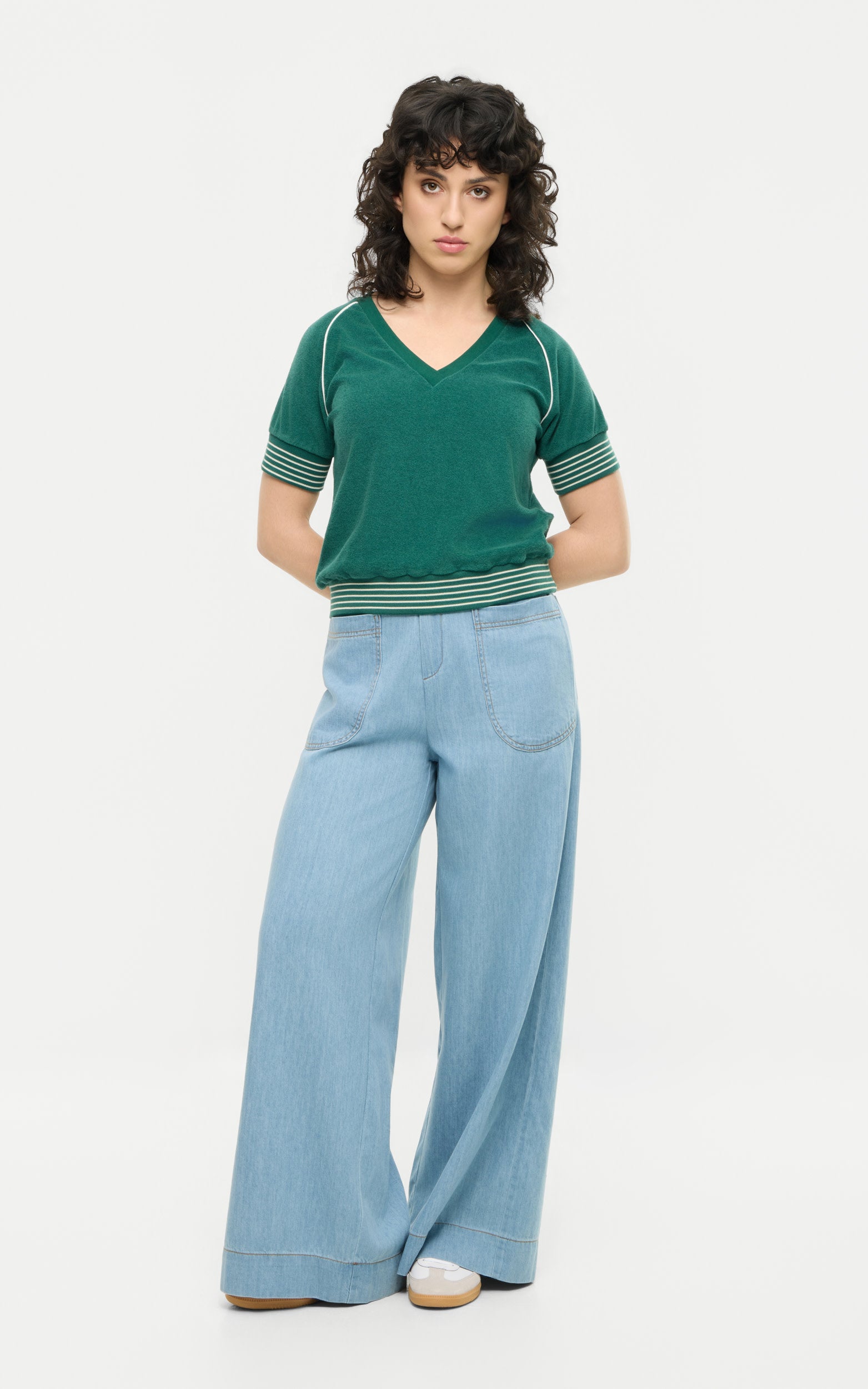 Mademoiselle YéYé - Rollcall Shirt Rain Forest