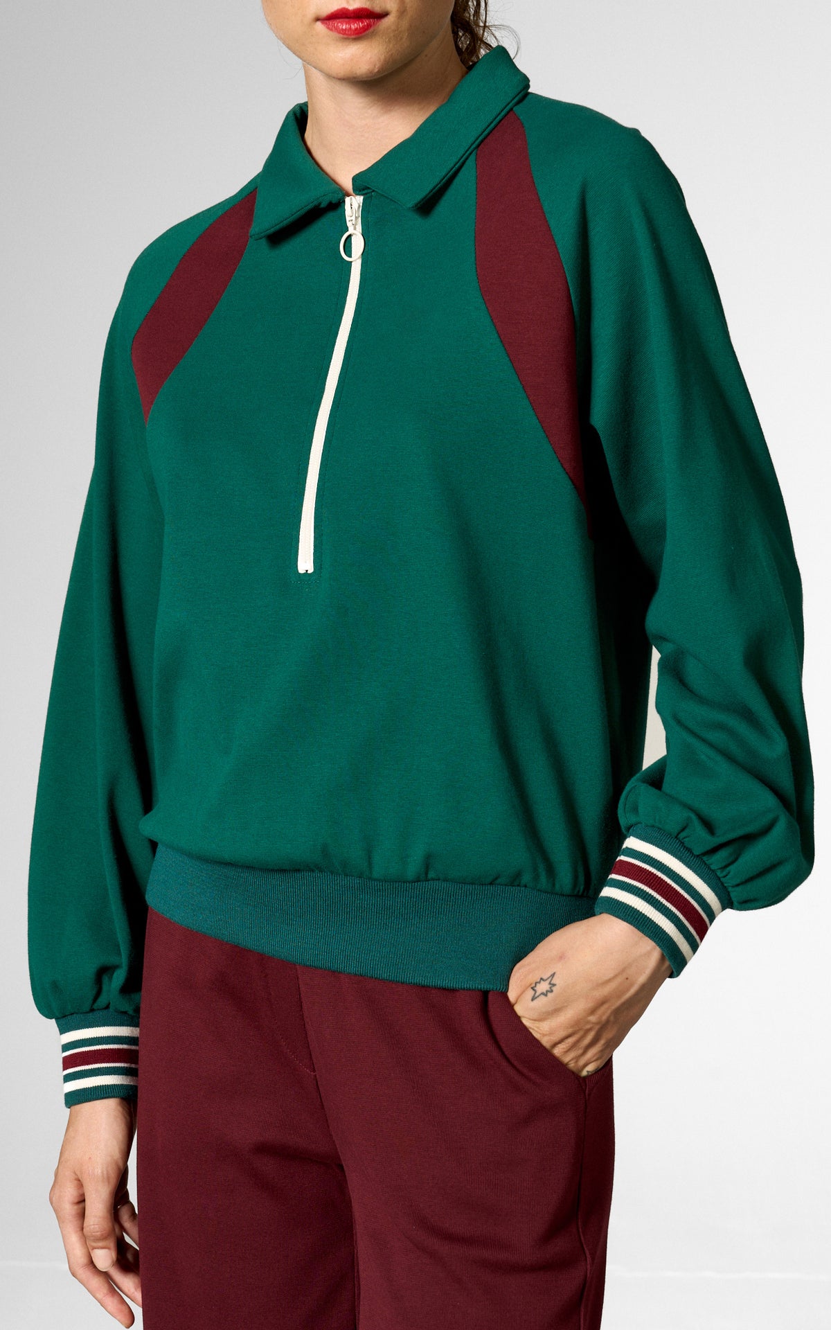 Mademoiselle YéYé - Sugar Jam Sweatshirt Forest Biome