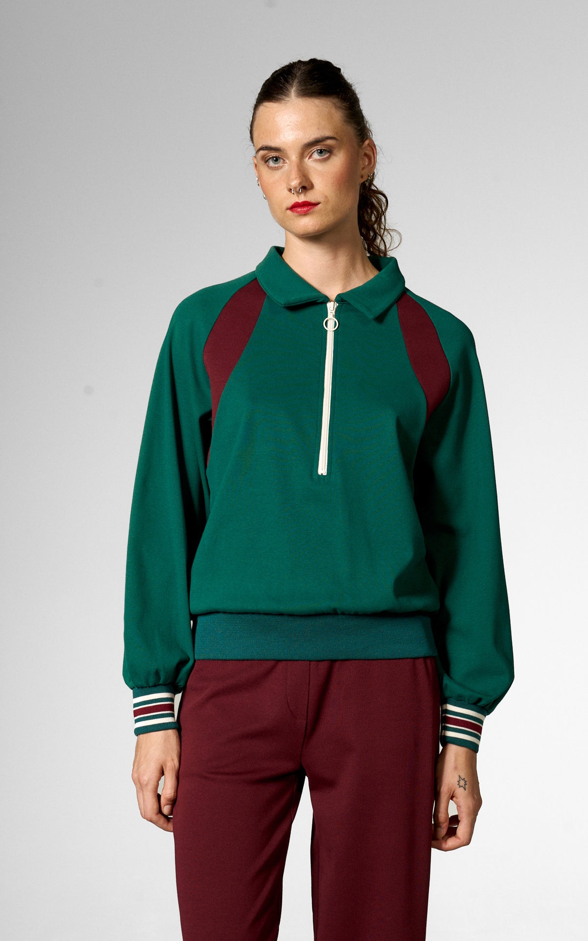 Mademoiselle YéYé - Sugar Jam Sweatshirt Forest Biome