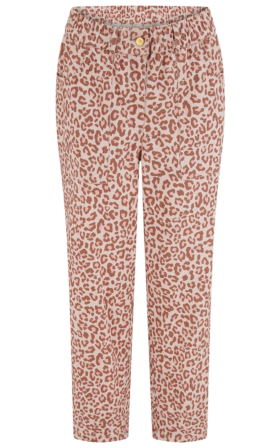 Sugarhill Brighton - Rowan Trousers Stone Classic Leopard