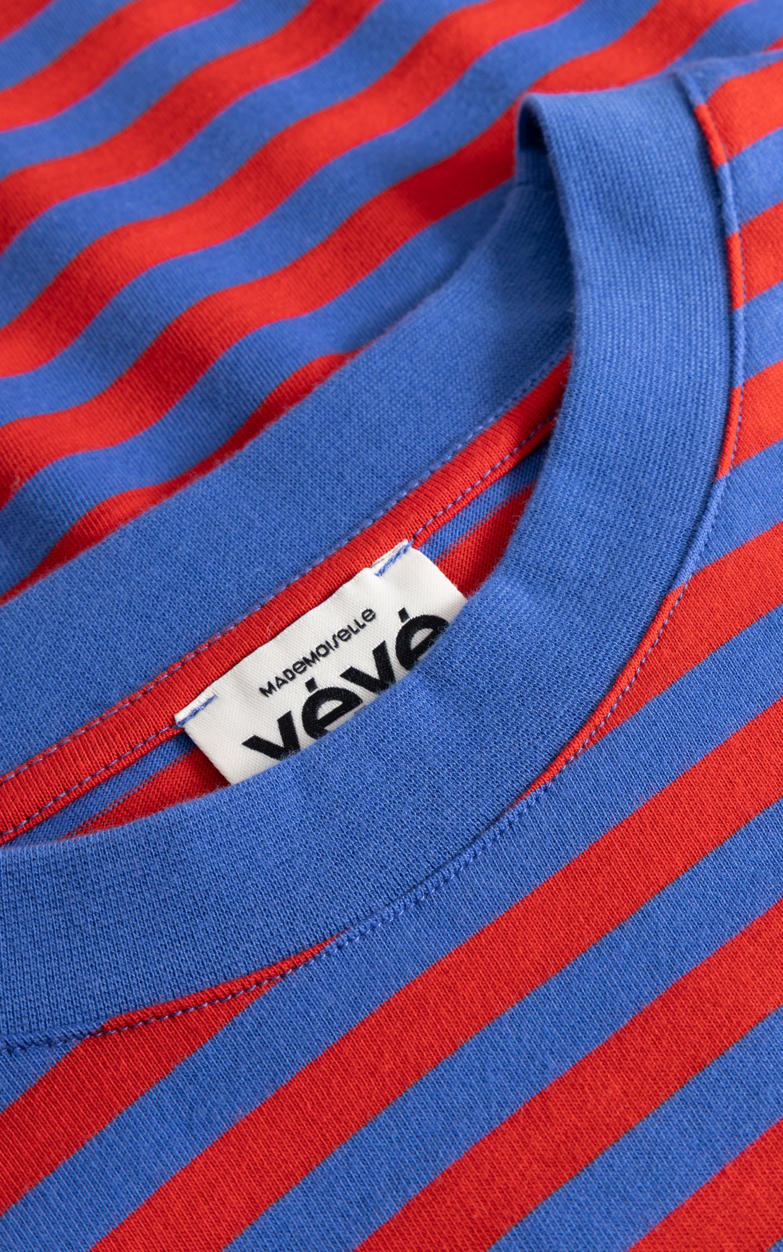 Mademoiselle YéYé - The Everyday Longsleeve Mini Stripes Red Blue
