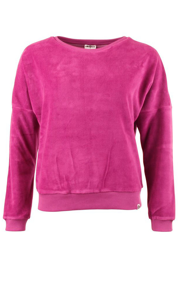 Chills & Fever - Lima Sweater Velvet Purple Wine