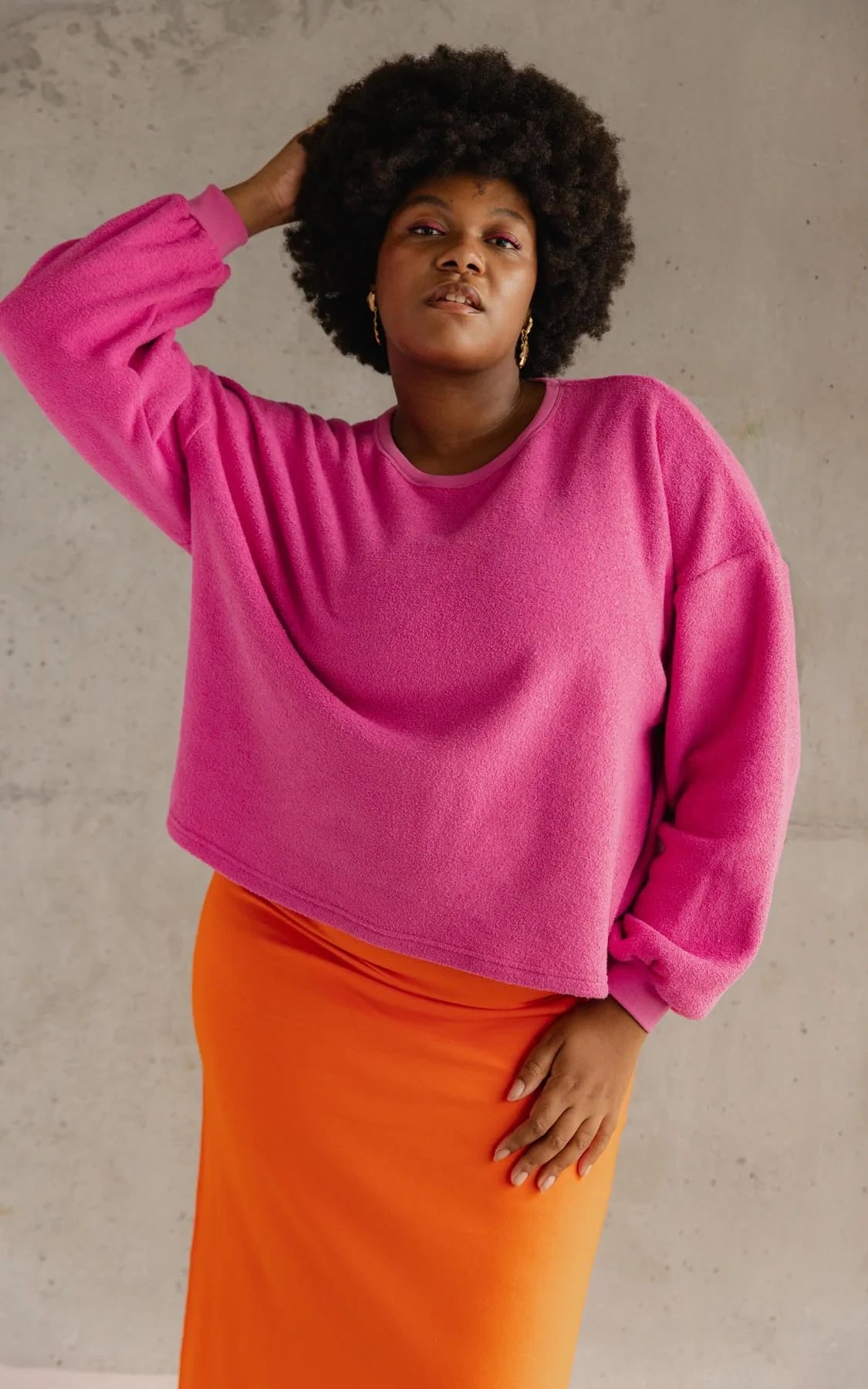 We Are Jolies - Sweat Cocoon Fuchsia