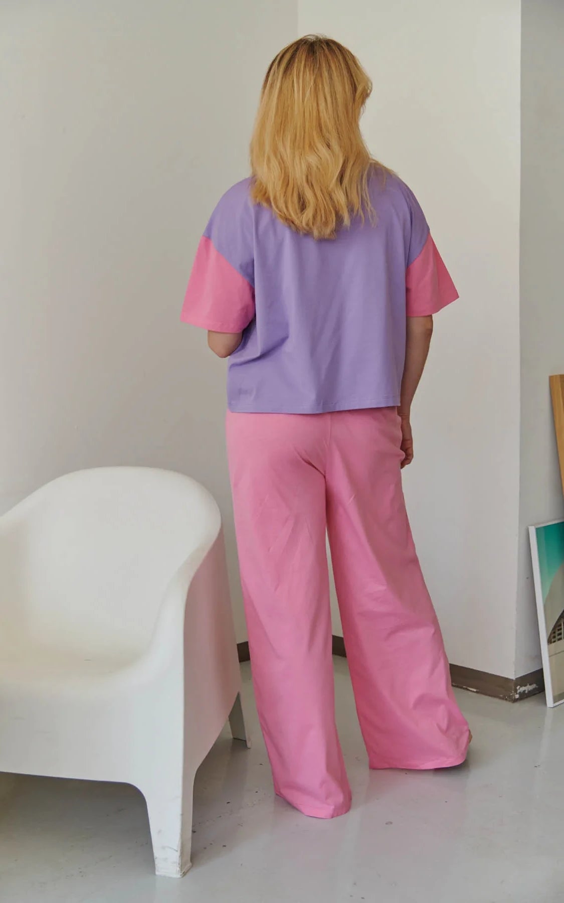 Pyjama Colorblock Rose