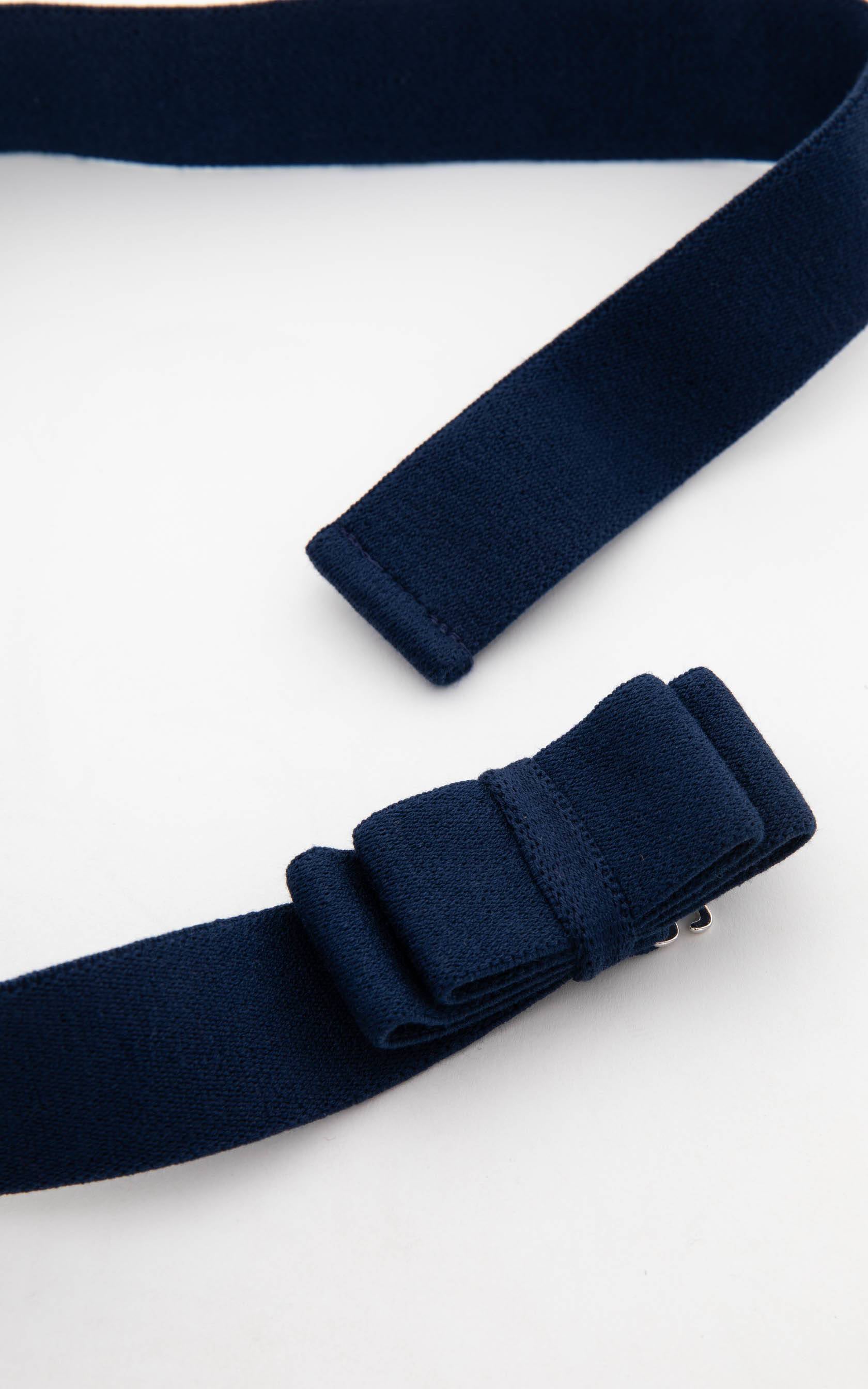 Belt Fantastic Elastic Bow Blue