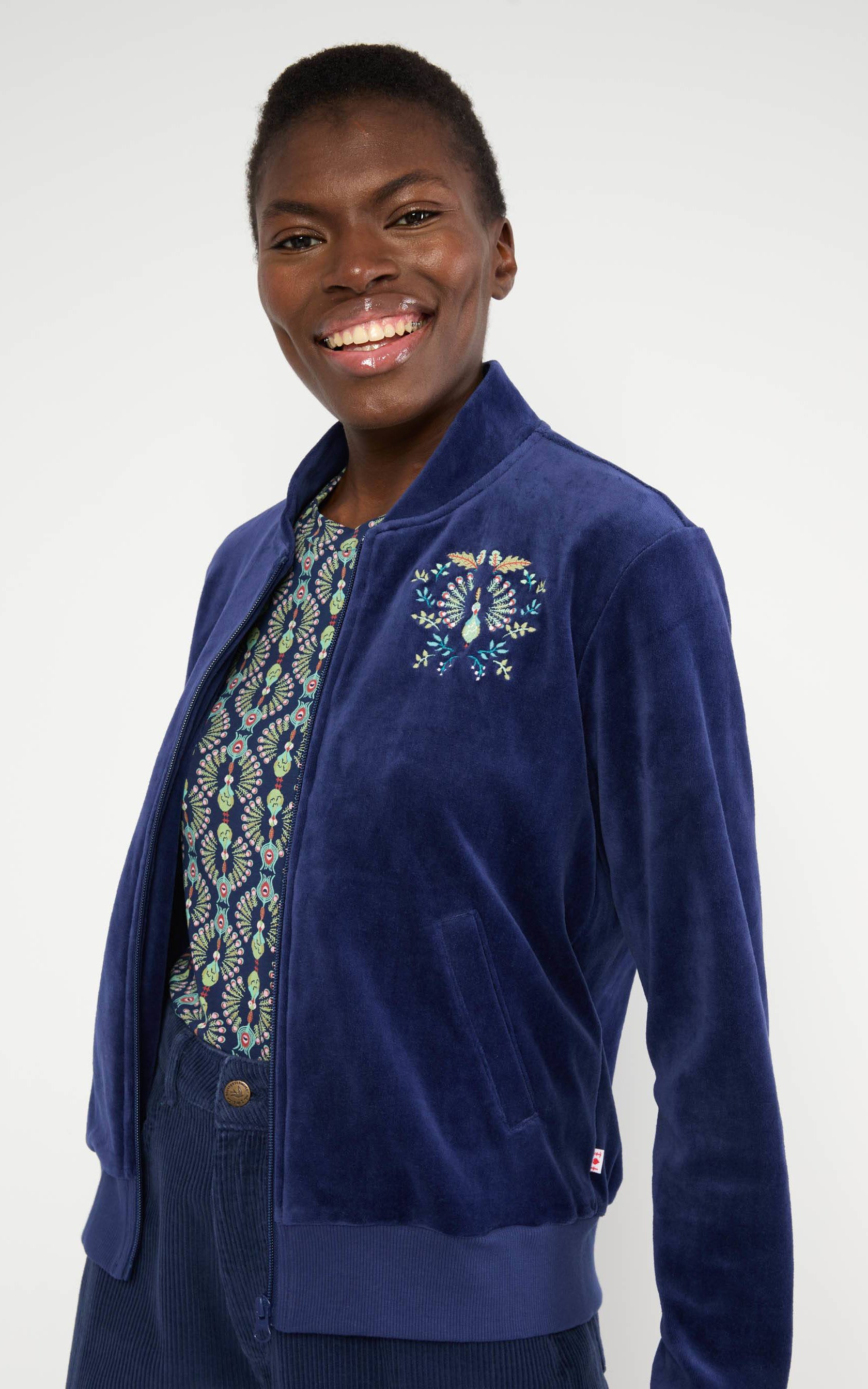 Blutsgeschwister - Velvet Harmony Bomber Indigo Depths Blue