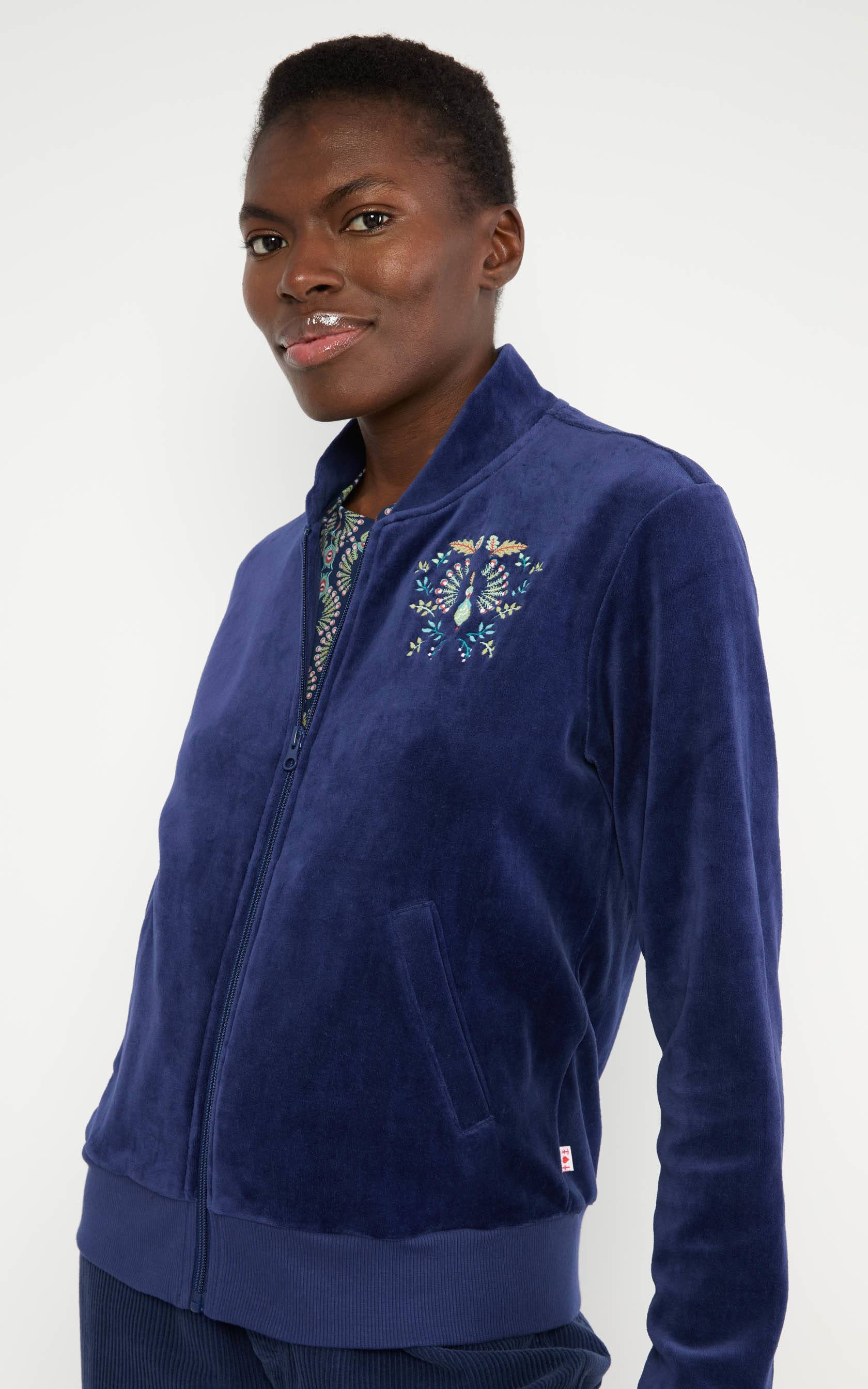 Blutsgeschwister - Velvet Harmony Bomber Indigo Depths Blue