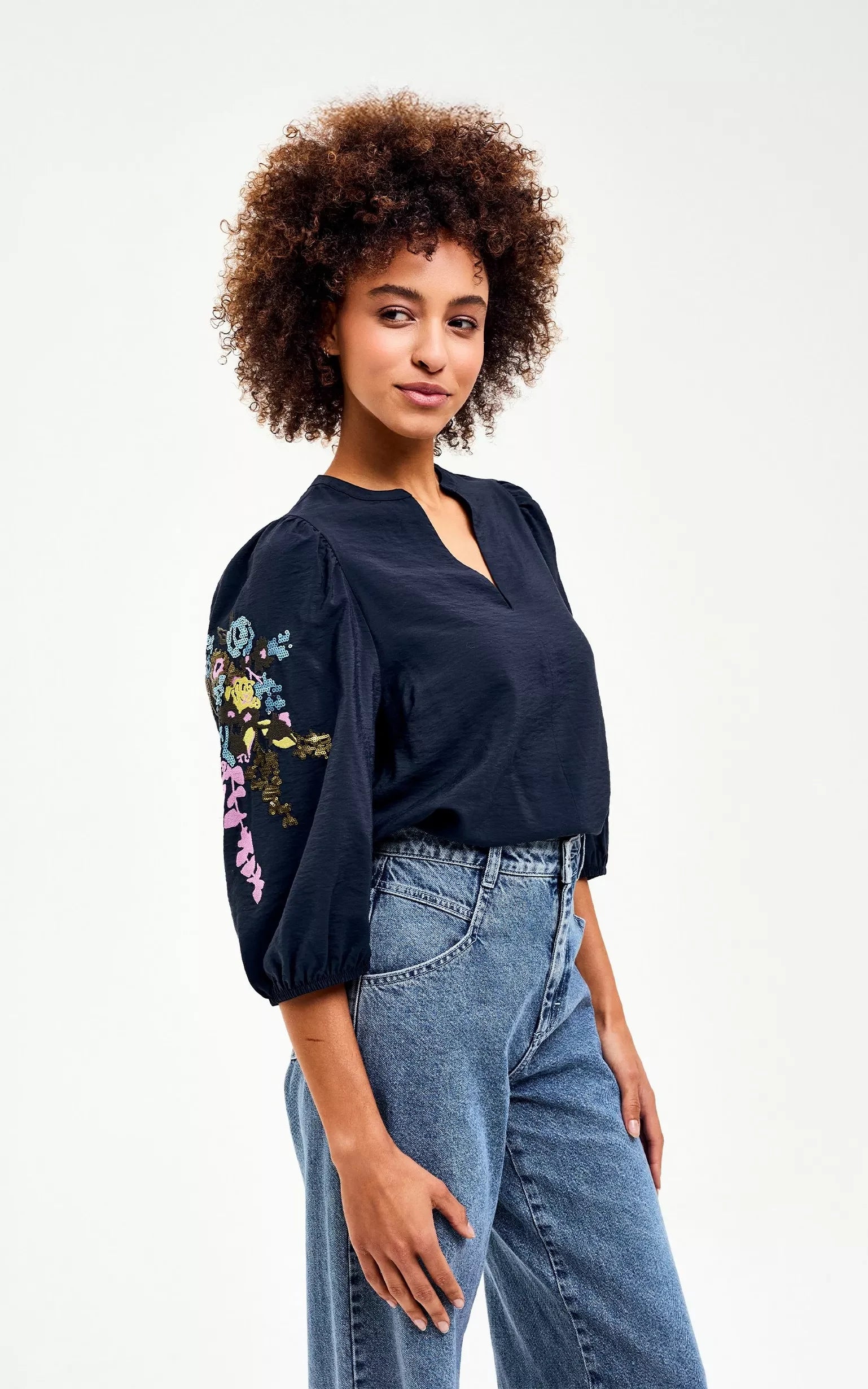 CKS - Bulani Blouse Donkerblauw