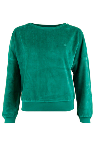 Chills & Fever - Sweater Lima Velvet Ultra Marine Green