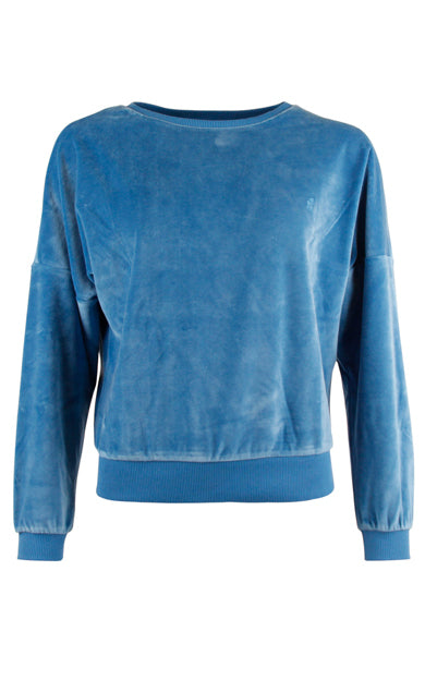 Sweater Lima Velvet Deep Water