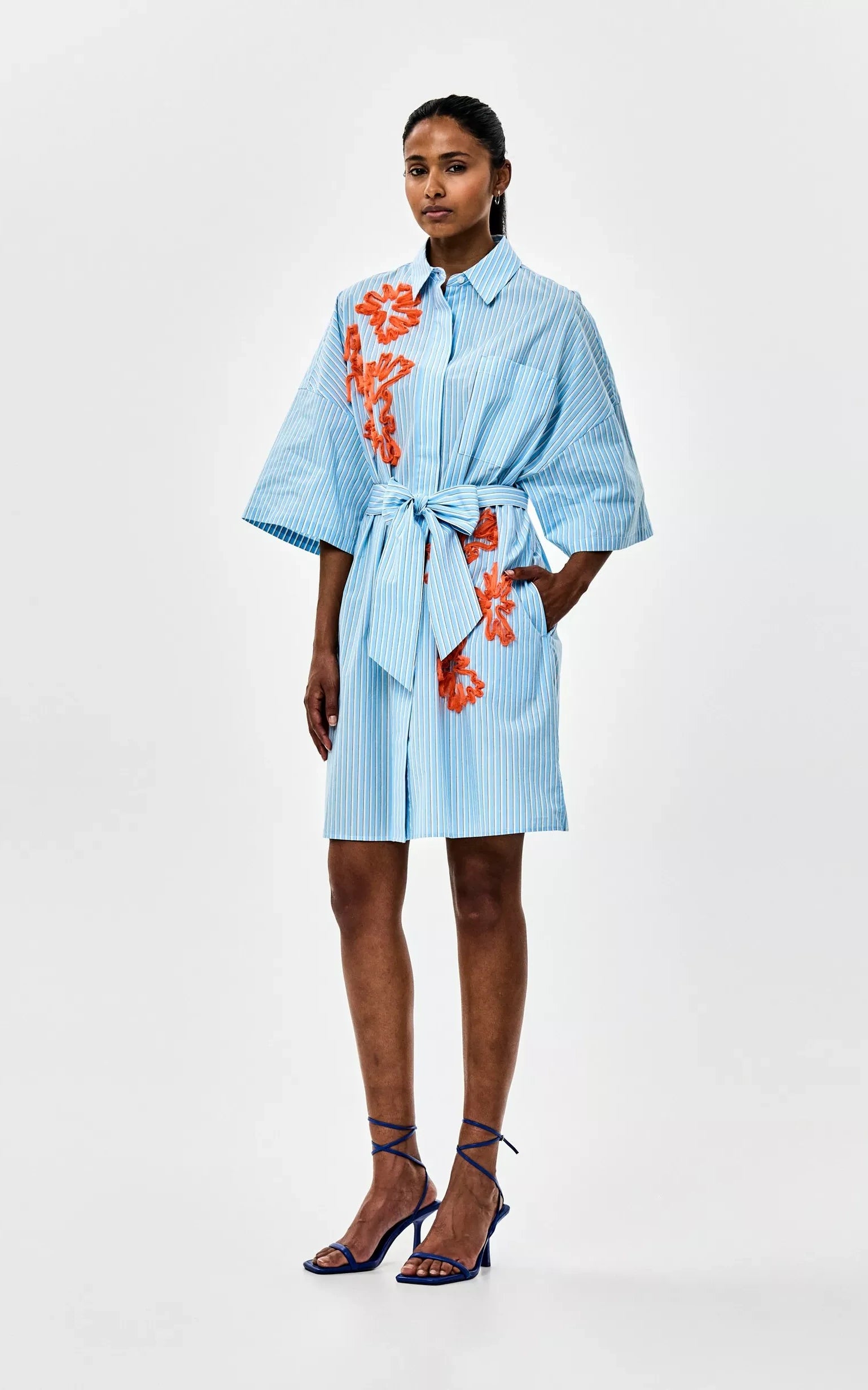 CKS - Dimply Jurk Lichtblauw