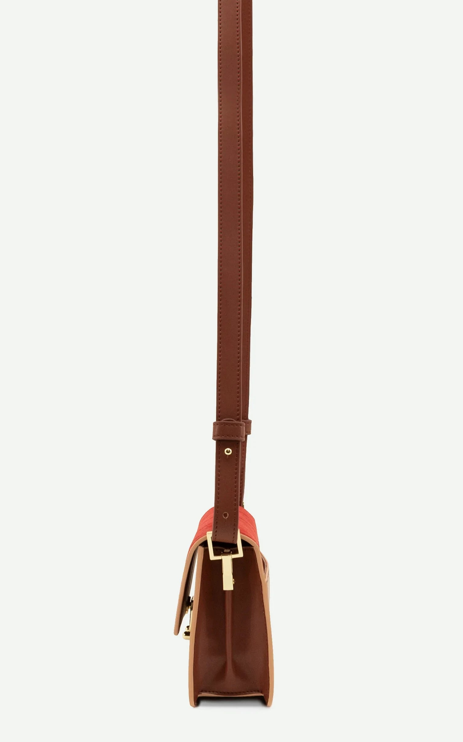 Sticky Sis - Shoulder Bag Colore Faded Burgundy + Poppy Red