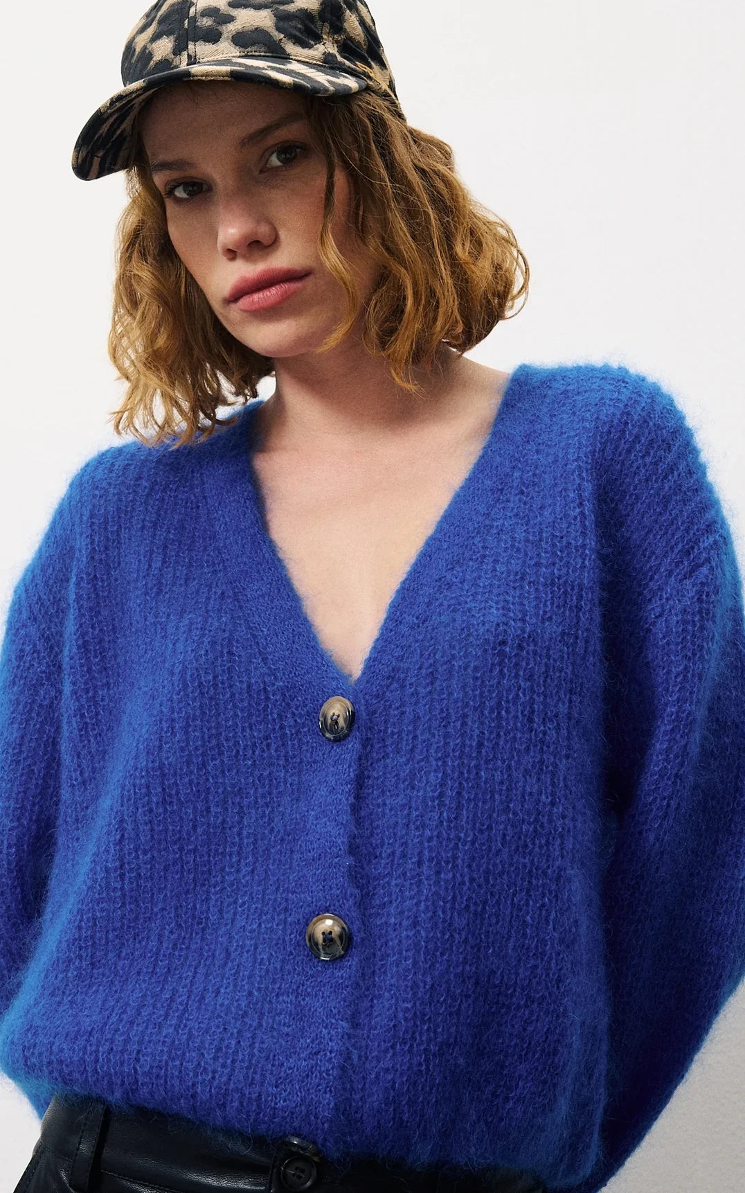 FRNCH - Enorah Cardigan Blue Electrique