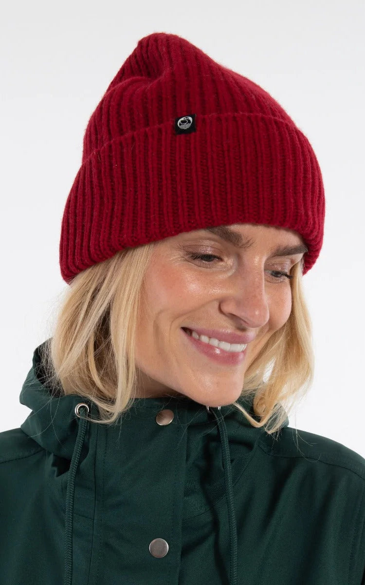 Danefae - Danewarm Thoughts Merino Beanie Dark Red