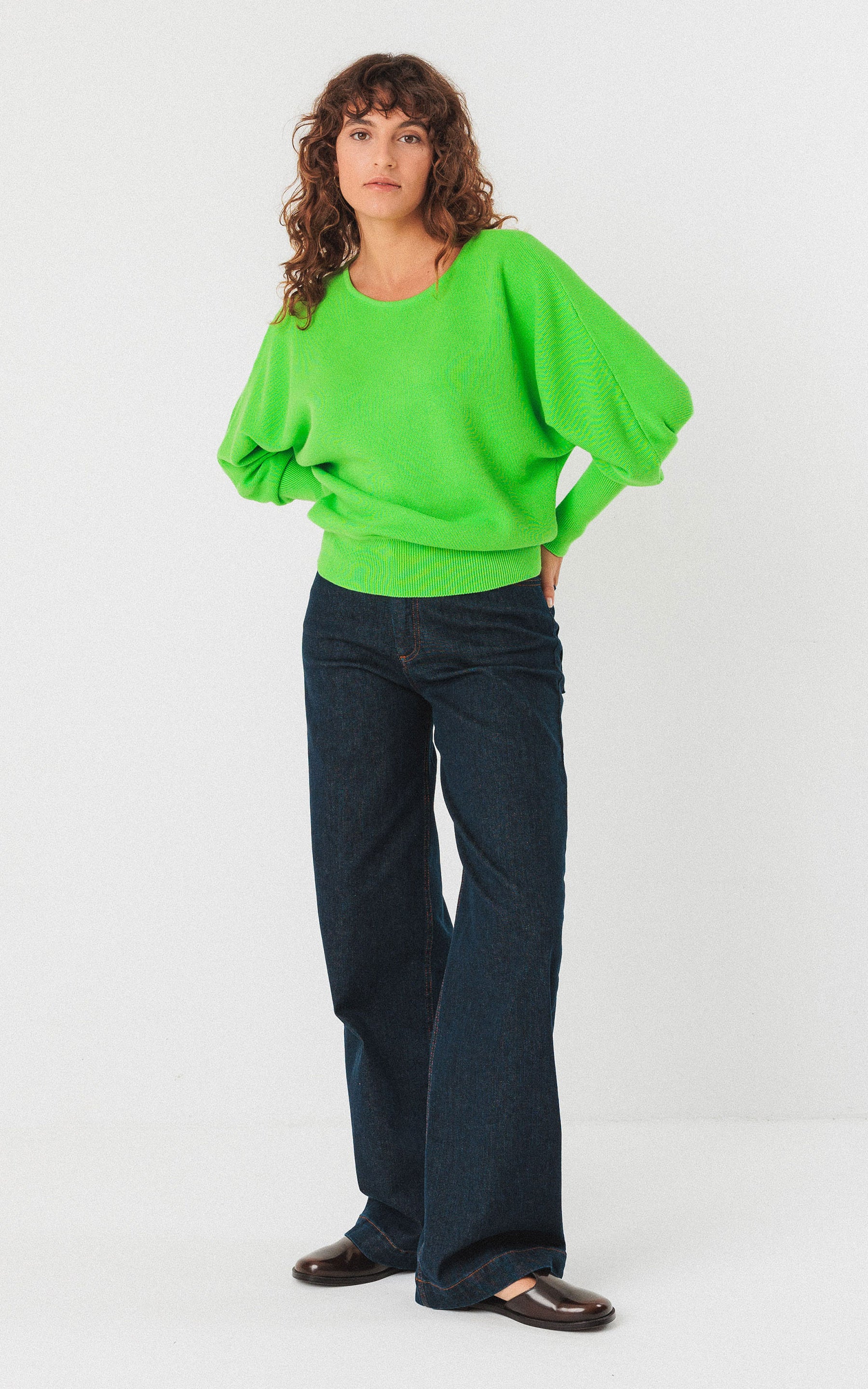 SKFK - Ibar Sweater Lime Green