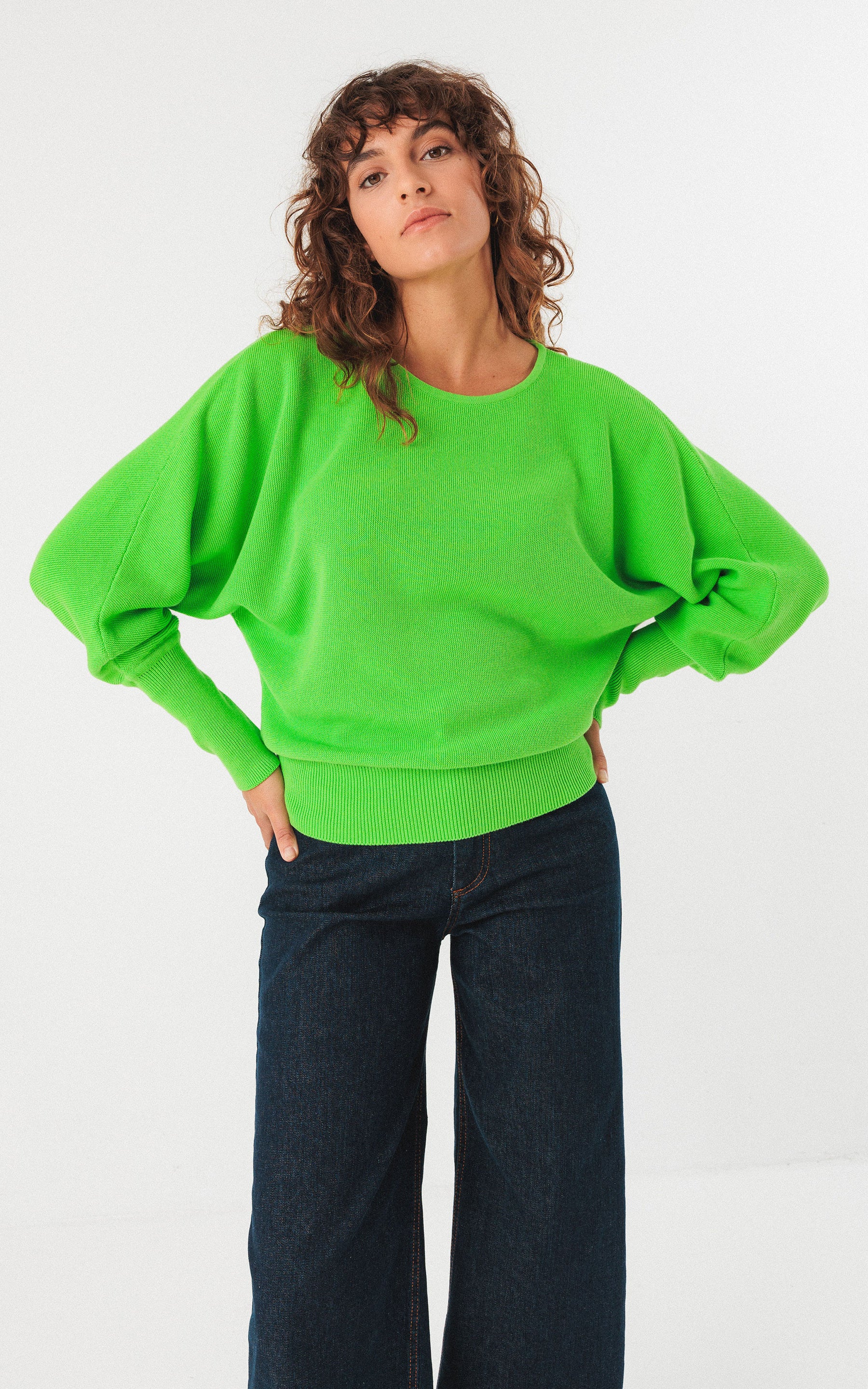 SKFK - Ibar Sweater Lime Green
