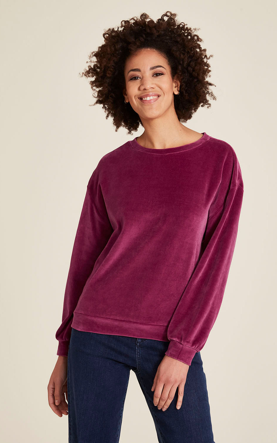 Tranquillo - Nicki Sweater Red Violet