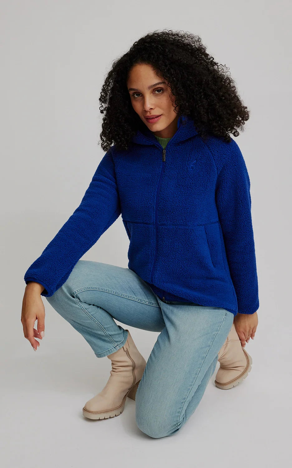 Tranquillo - Cosy Fleece Jacket Ink