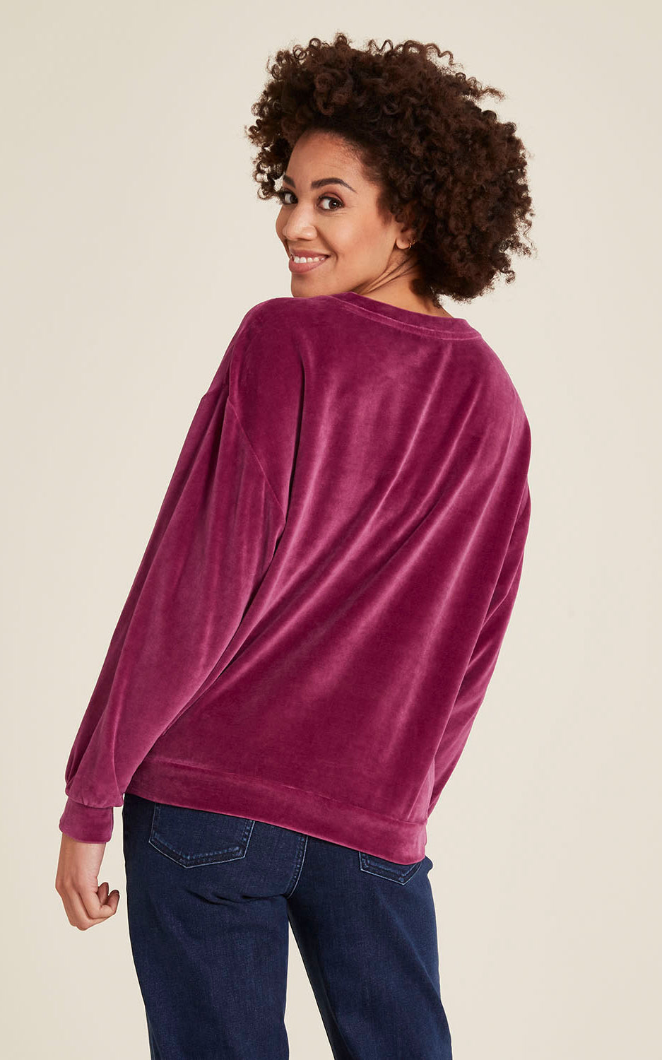 Tranquillo - Nicki Sweater Red Violet