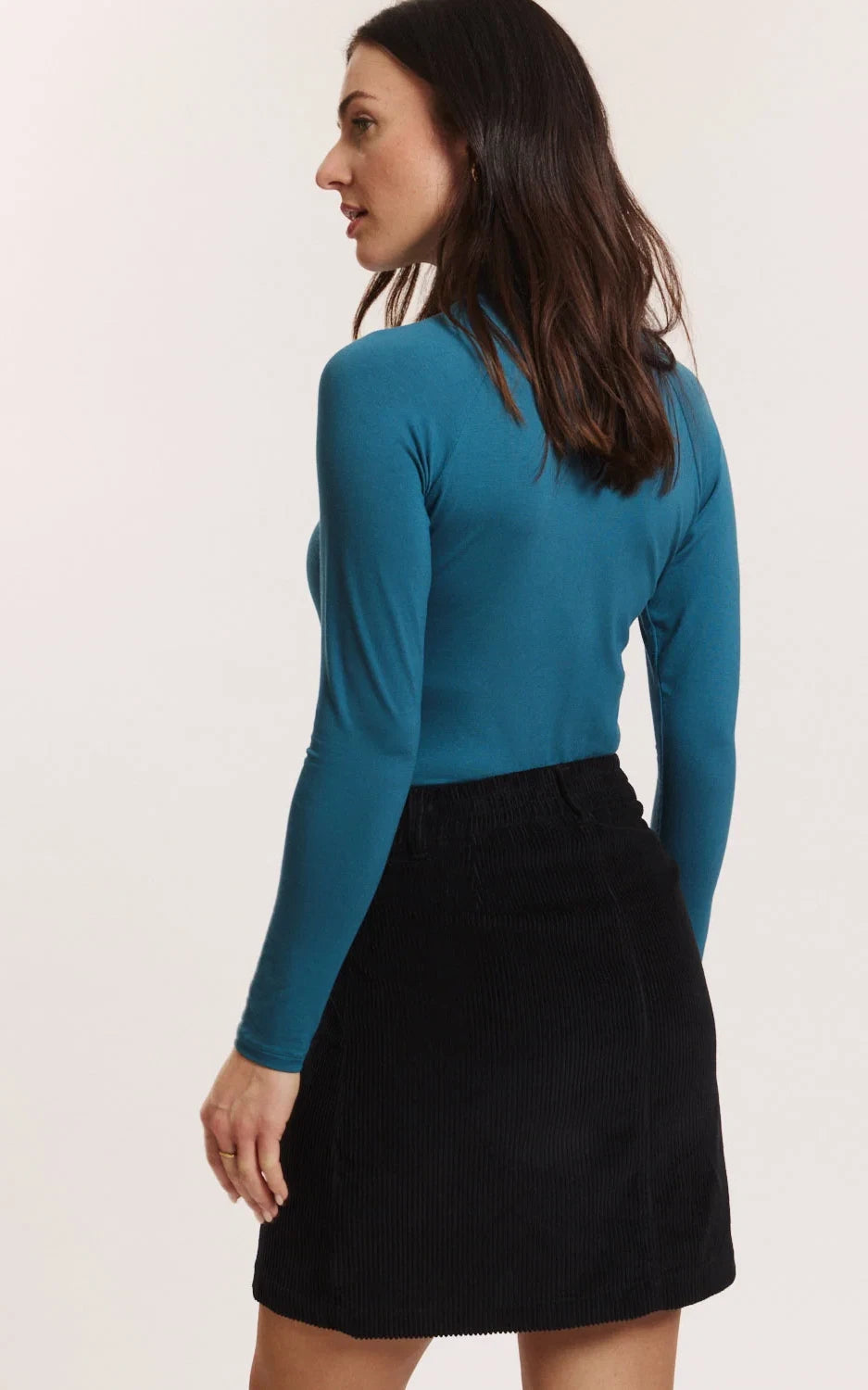 Tranquillo - Brunii Corduroy Skirt Black