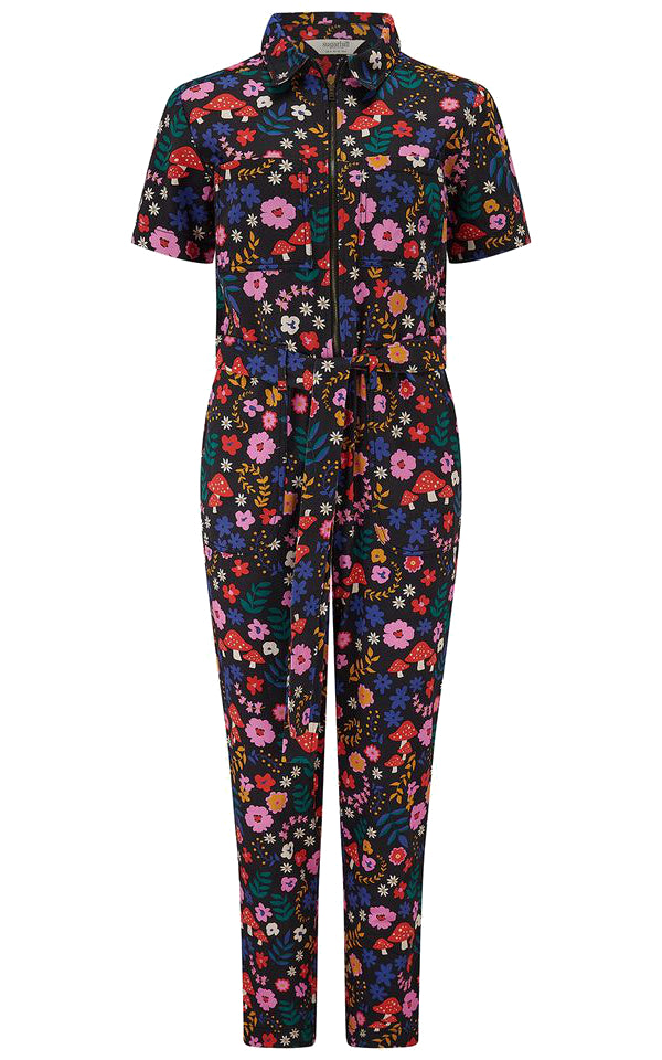 Sugarhill Brighton - Billy Boilersuit Multi Toadstool Floral