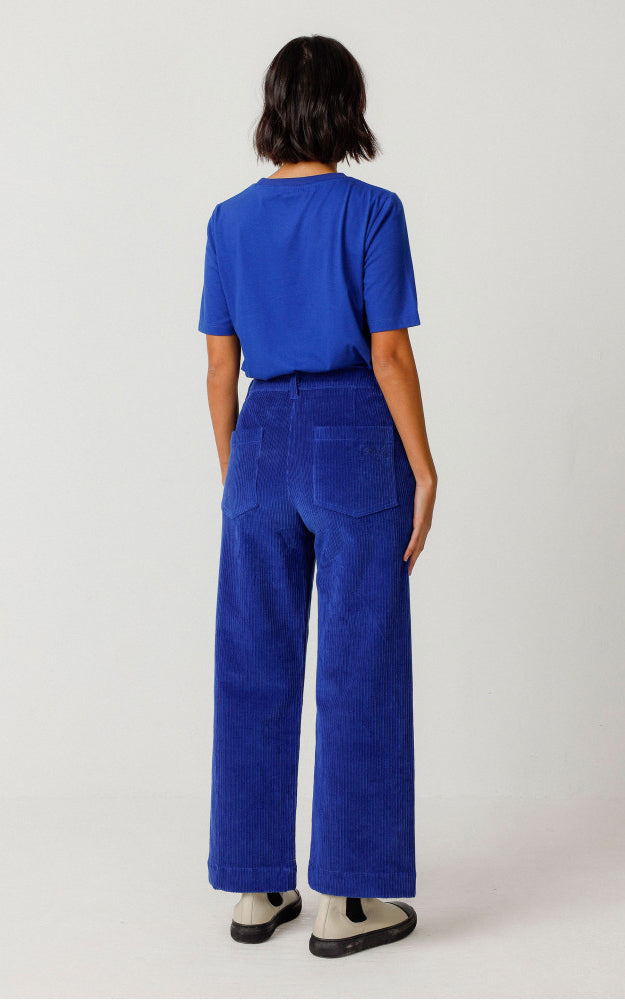 SKFK - Leartza GOTS Trouser Indigo Blue