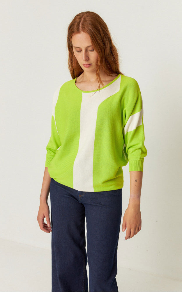 SKFK - Naike Sweater Acid Green