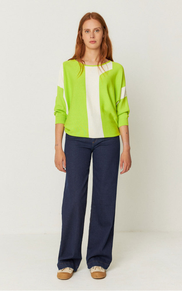 SKFK - Naike Sweater Acid Green