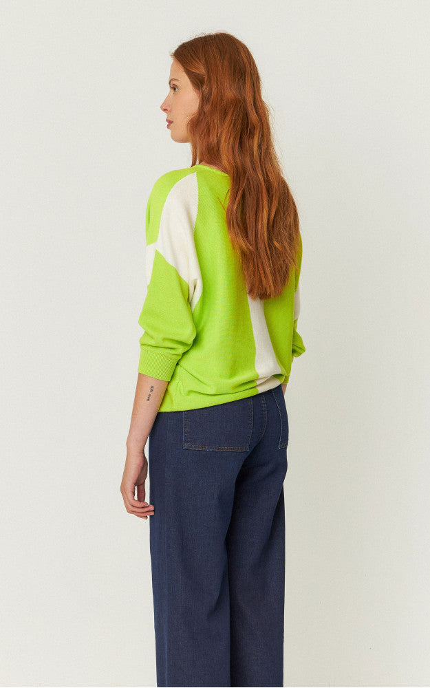 SKFK - Naike Sweater Acid Green