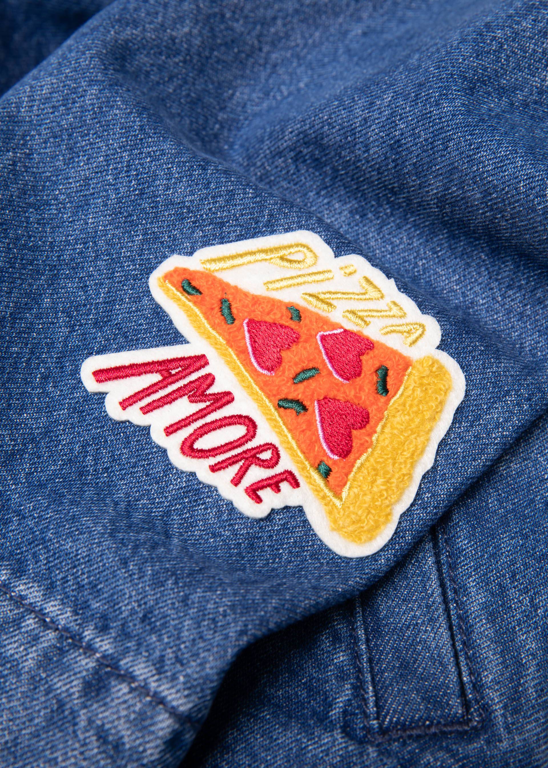 Blutsgeschwister - Shacket Love Shack Ocean Indigo Denim Embroidery