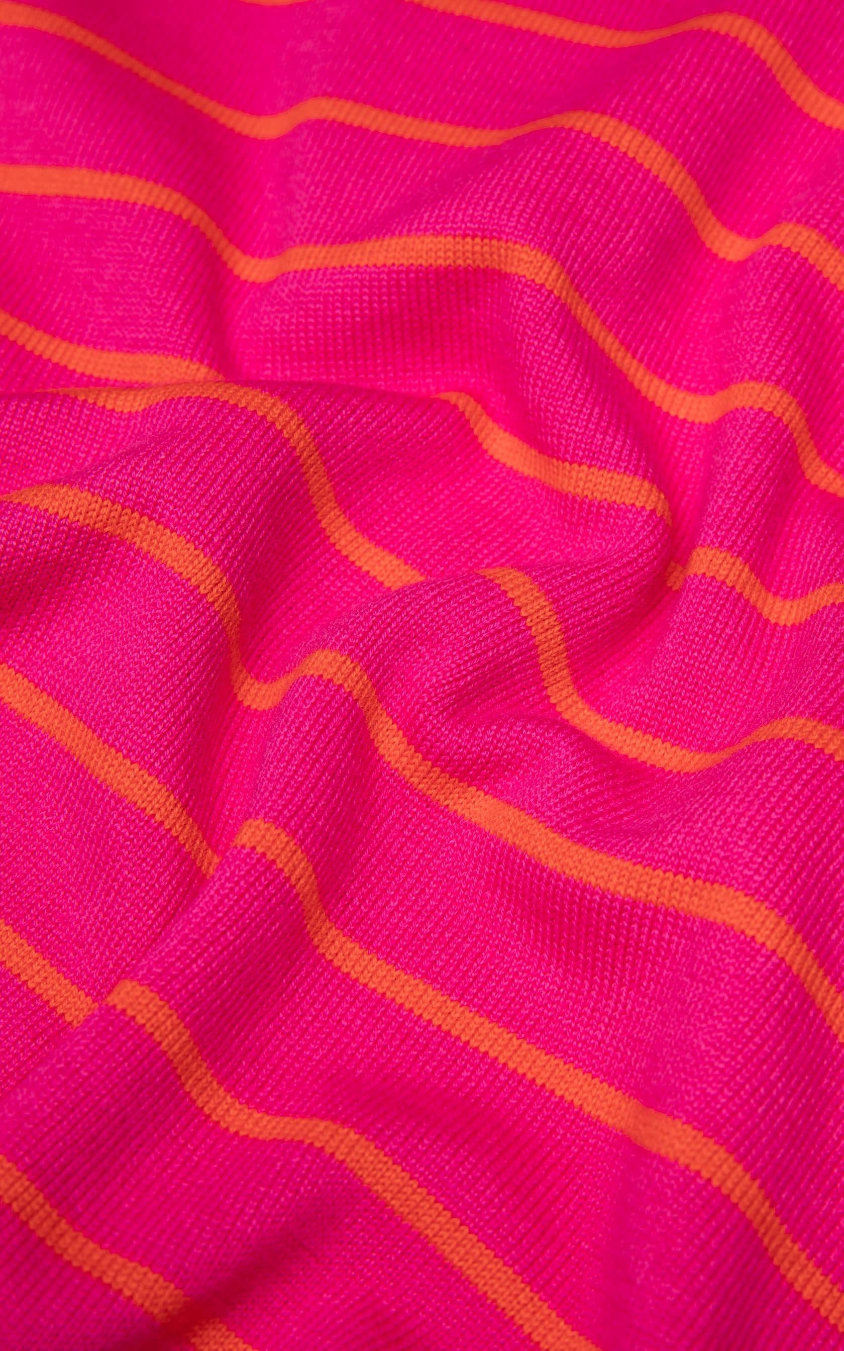 Blutsgeschwister - Knitted Jumper Pretty Preppy Pink Picnic Parade Stripe