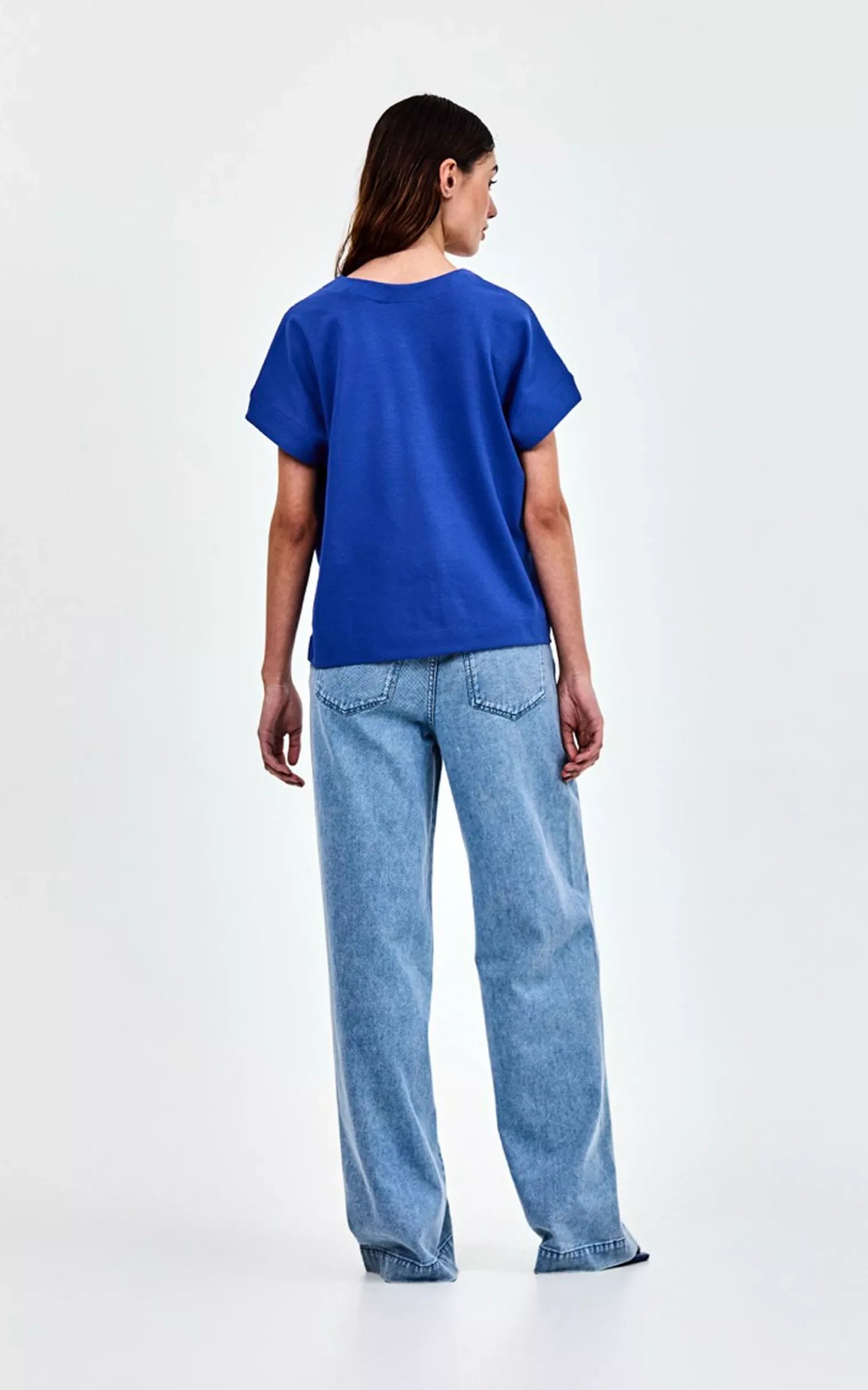 CKS - Saba Top Felblauw