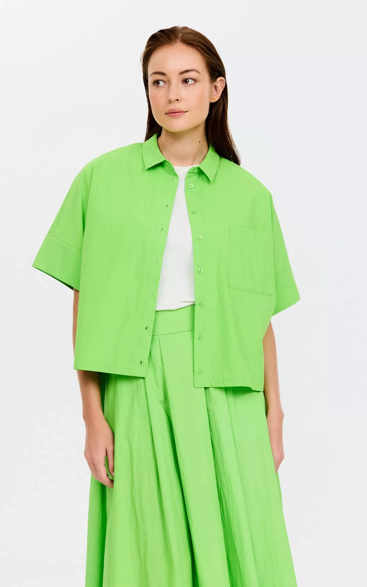 CKS - Selahcrop Blouse Felgroen