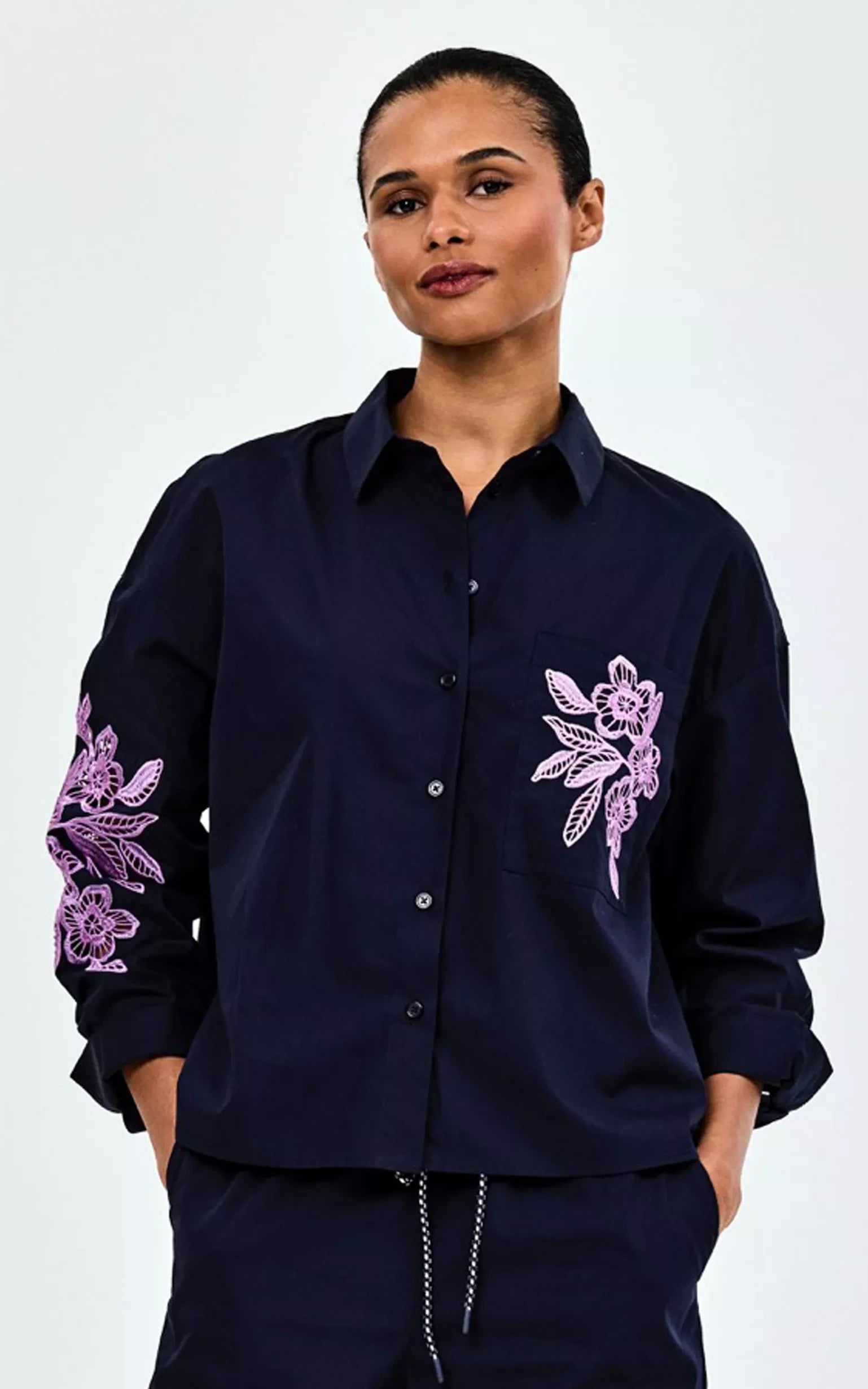 CKS - Standa Blouse Donkerblauw